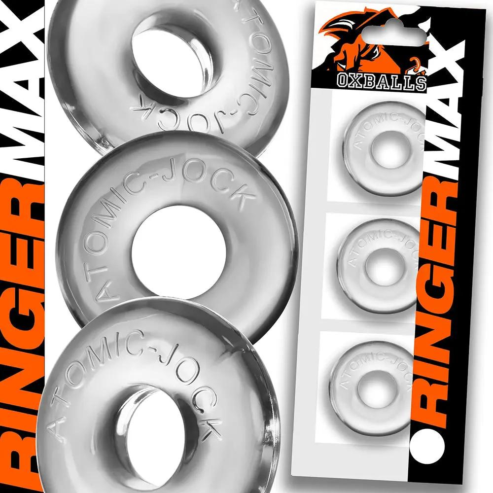 OxBalls Ringer Max 3-Pack Clear by Oxballs