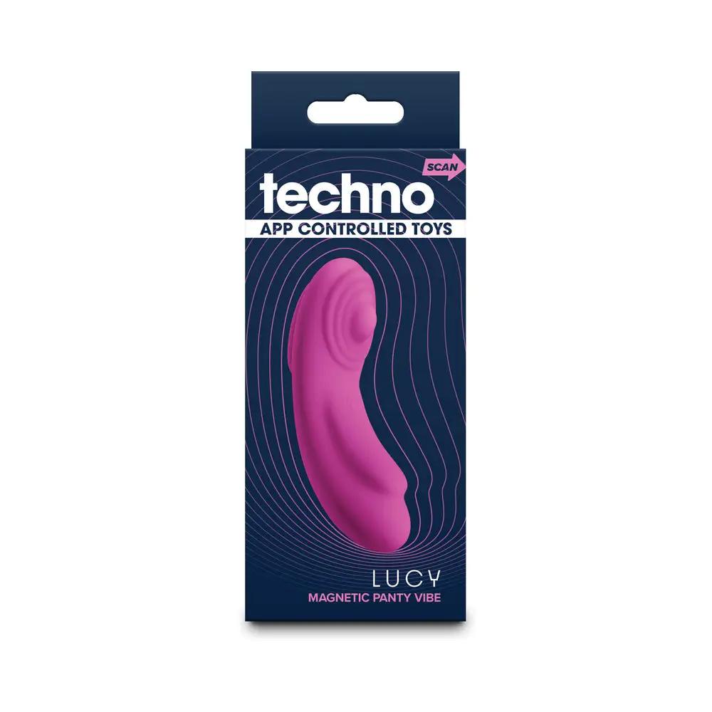 Techno Lucy App-controlled Panty Vibe with Magnet Magenta by NS Novelties