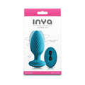 INYA Alpine 2.0 Gyrating and Vibrating Plug with Remote Teal by NS Novelties