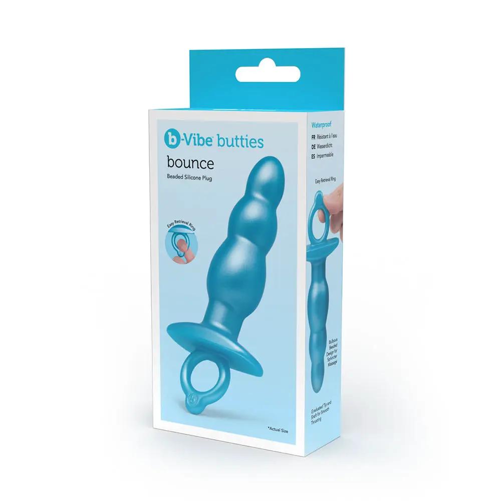 b-Vibe Butties Bounce Beaded Silicone Plug by b-Vibe