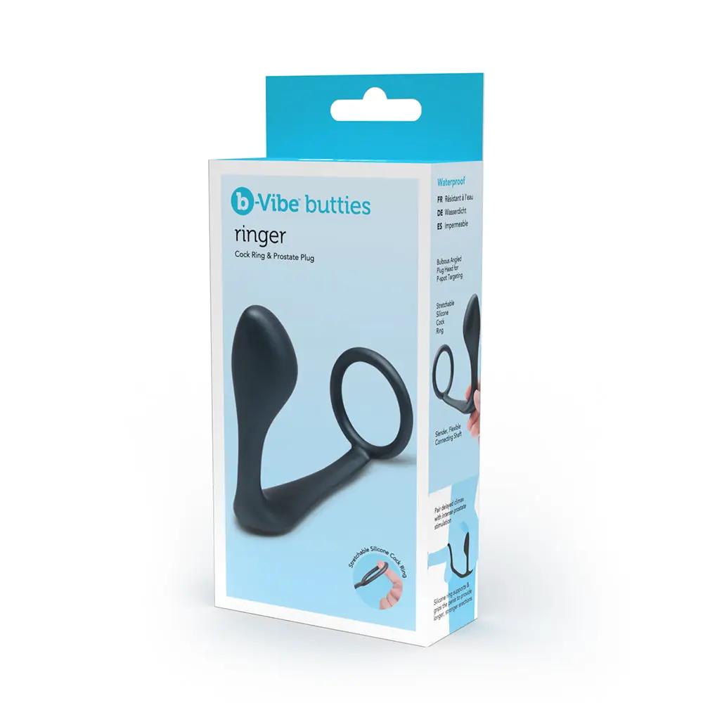 b-Vibe Butties Ringer C-Ring & Prostate Plug by b-Vibe