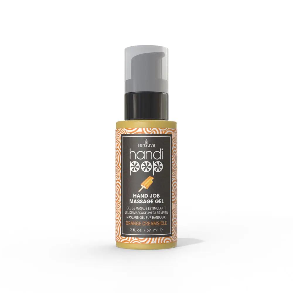 Sensuva HandiPop Edible Hand Job Massage Gel Orange Creamsicle 2 oz. by Sensuva