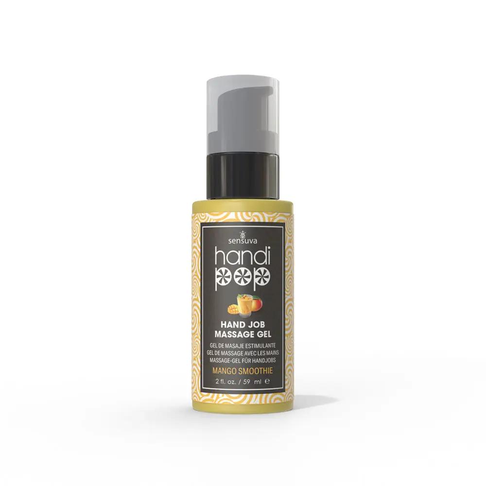 Sensuva HandiPop Edible Hand Job Massage Gel Mango Smoothie 2 oz. by Sensuva
