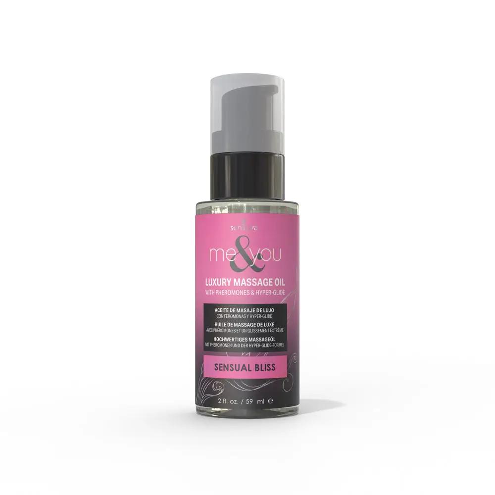Sensuva Me & You Pheromone-Infused Luxury Massage Oil Sensual Bliss 2 oz. by Sensuva