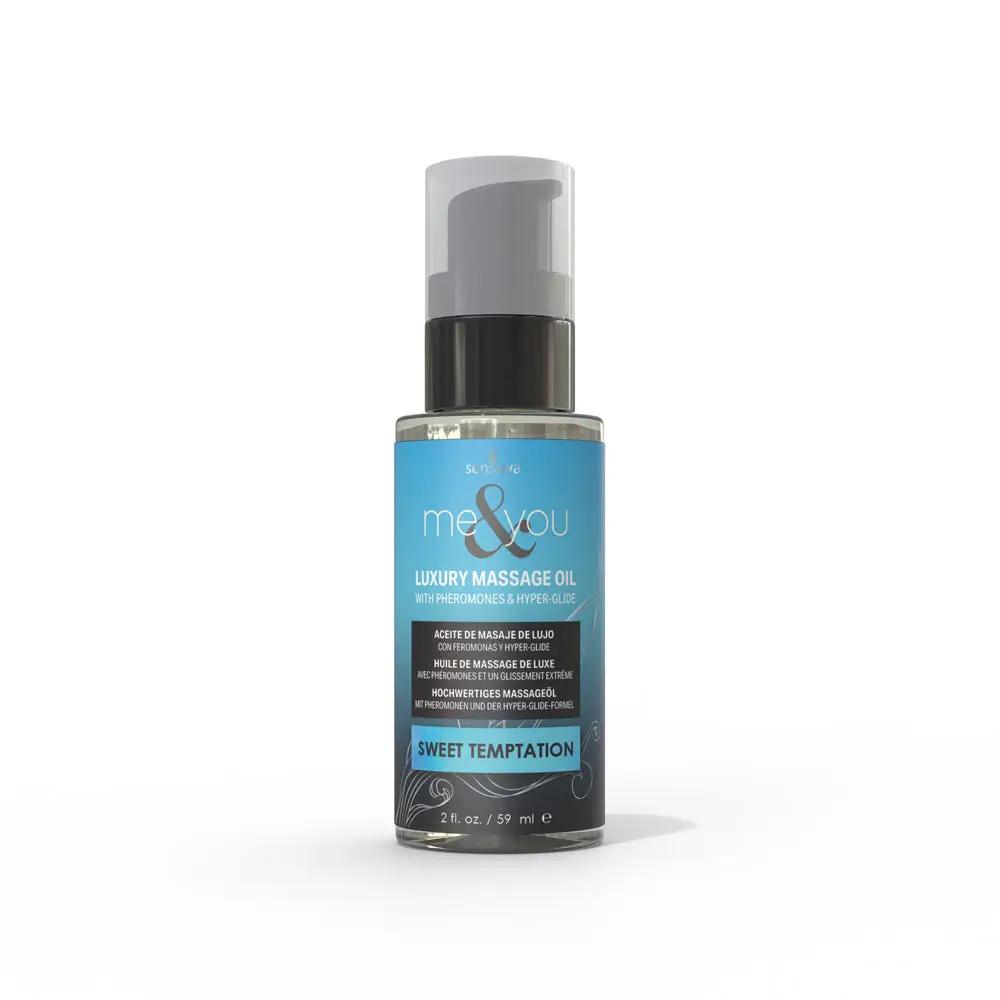 Sensuva Me & You Pheromone-Infused Luxury Massage Oil Sweet Temptation 2 oz. by Sensuva
