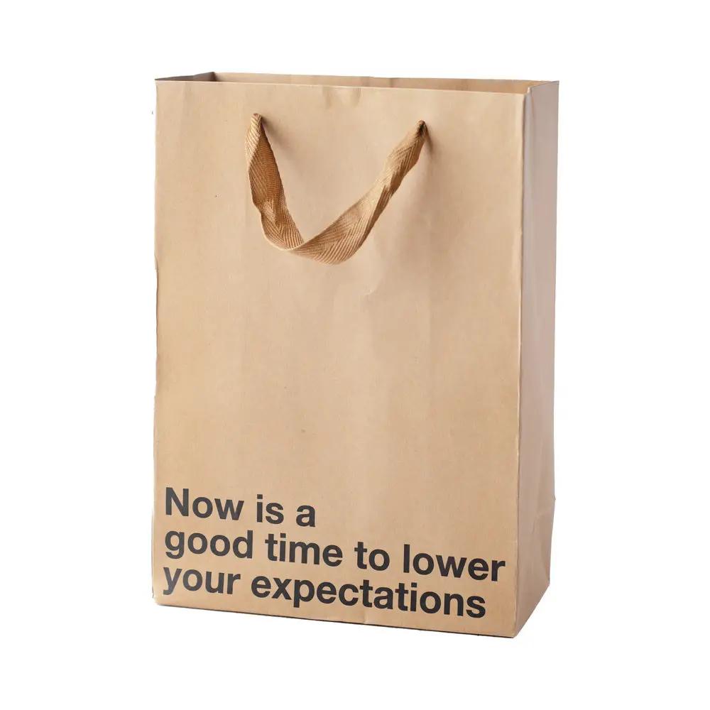 Snarky Gift Bags Lower Your Expectations 3pk by Wood Rocket