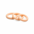 Jock Silicone Cock Ring 3-Piece Set Light by Curve Novelties