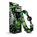 Stoner Vibes Chronic Collection Glow in the Dark Breathable Ball Gag by Global Novelties