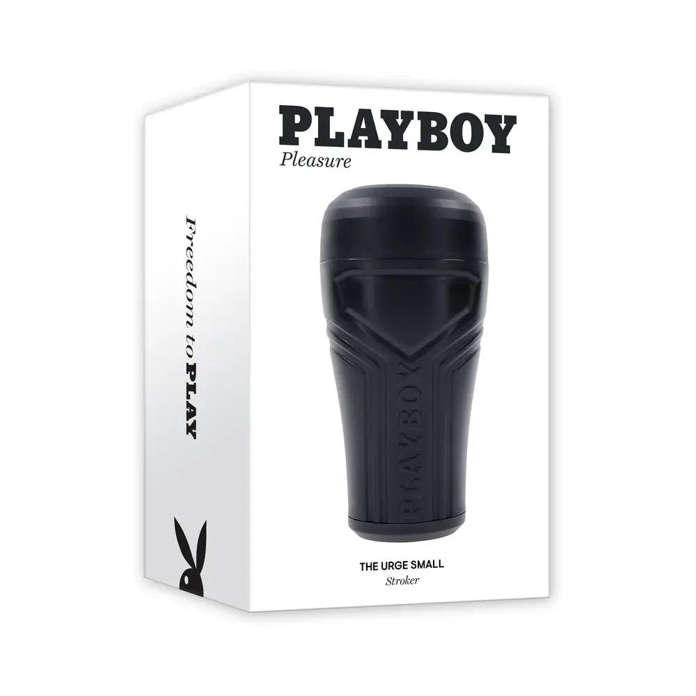 Playboy The Urge Small Stroker Non Vibrating TPE Black by Playboy