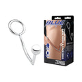 Blue Line Stainless Steel Anal Hook & Cock Ring by Electric Eel