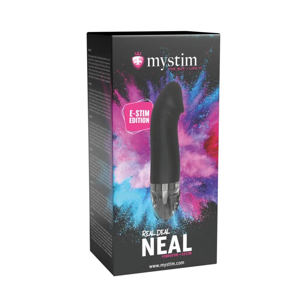 Mystim Real Deal Neal eStim Vibrator Black by Mystim