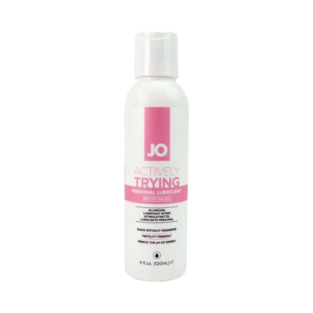 JO Actively Trying Paraben-Free Water-Based Lubricant 4 oz. by System JO