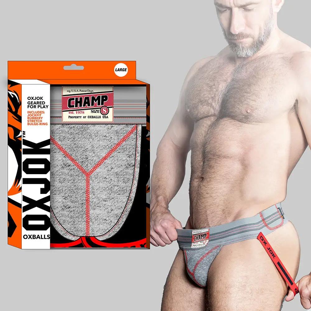 Oxballs Oxjok Champ Vintage Sweatshirt-Jock Gray Heather XL by Oxballs