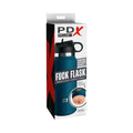 PDX Plus Fuck Flask Private Pleaser Discreet Stroker Blue Bottle Light by PDX Brands
