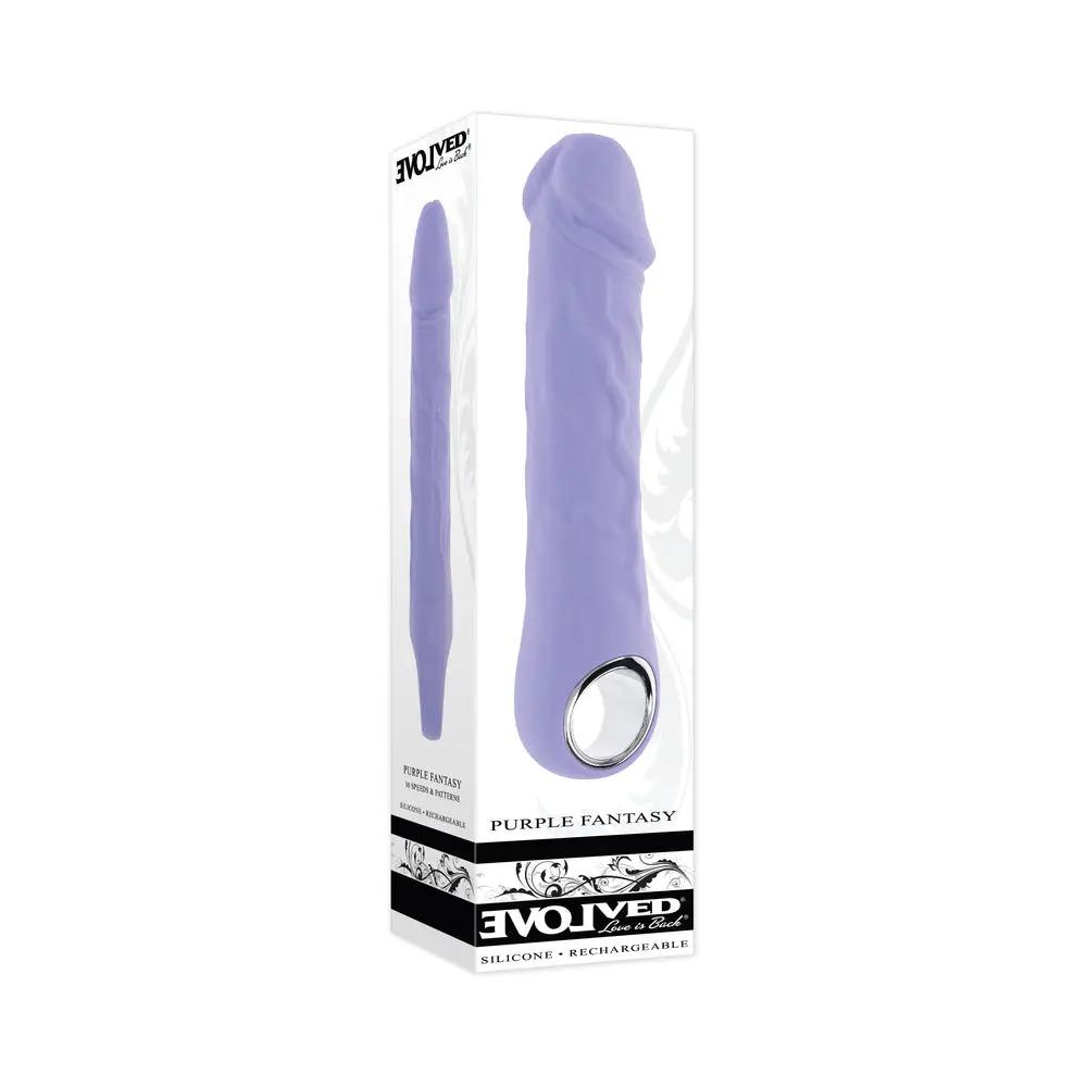 Evolved Purple Fantasy Rechargeable Vibrator Silicone by Evolved