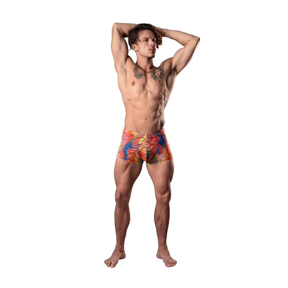 Male Power Your Lace Or Mine Pouch Short Multicolor L by Male Power