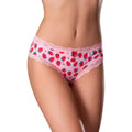 Magic Silk Sweet Treats Crotchless Boy Short with Lube Strawberry L/XL by Magic Silk