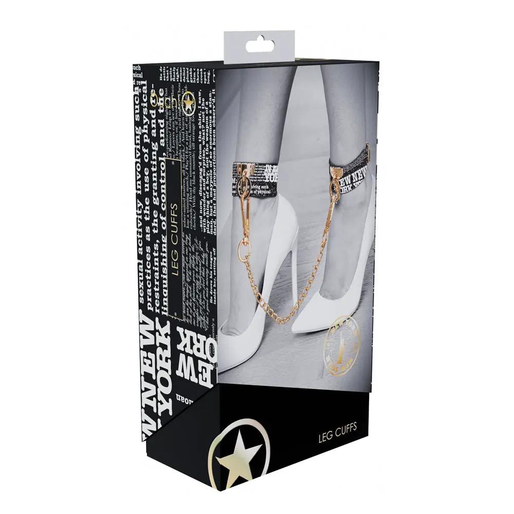 Ouch! International New York Collection Leg Cuffs by Shots