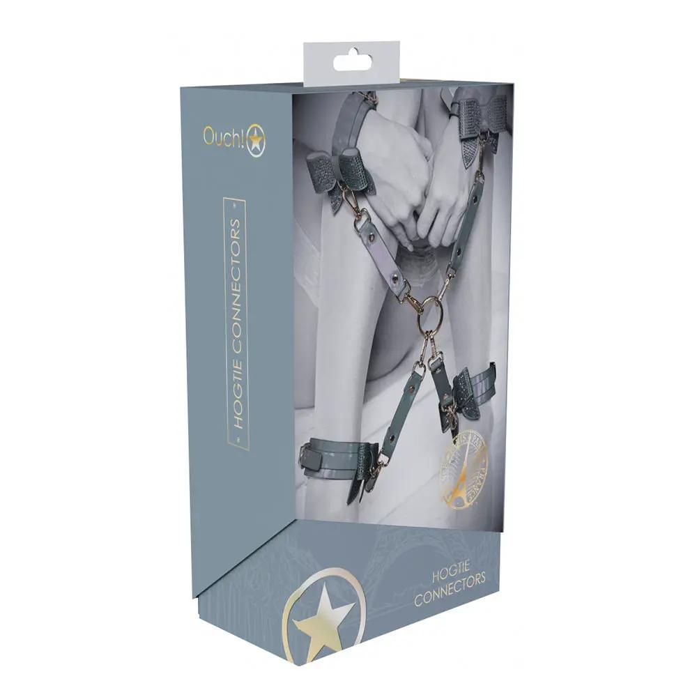 Ouch! International Paris Collection Hogtie Connectors Black by Shots