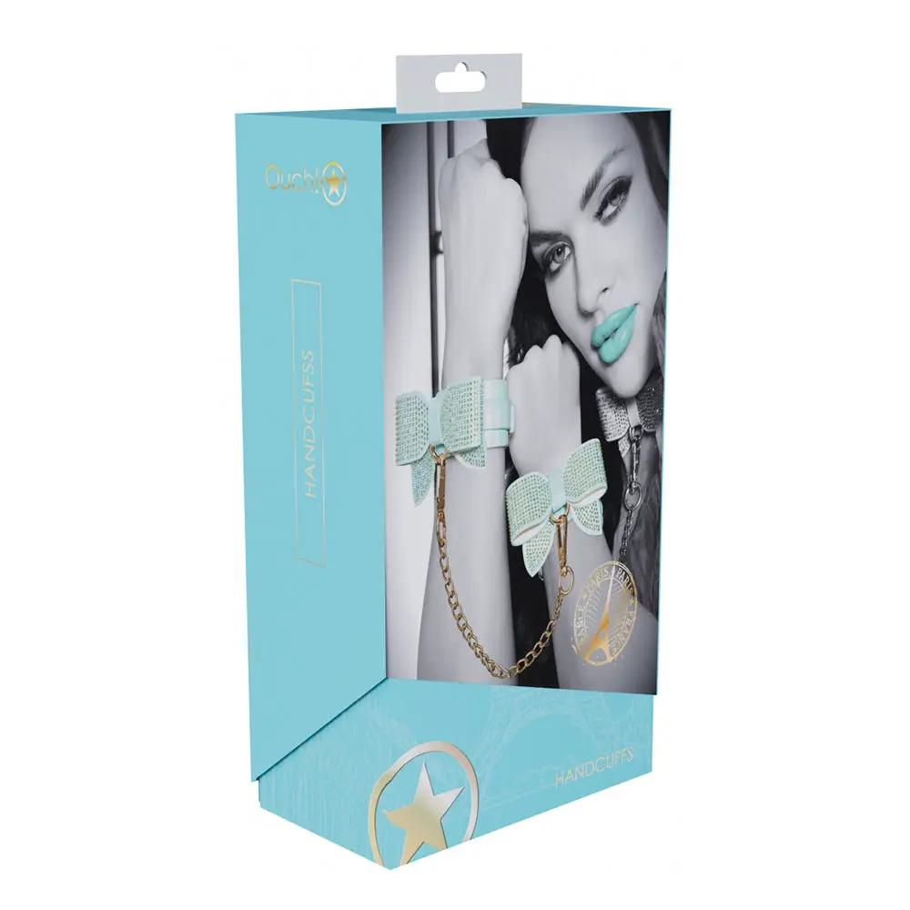 Ouch! International Paris Collection Handcuffs Blue by Shots
