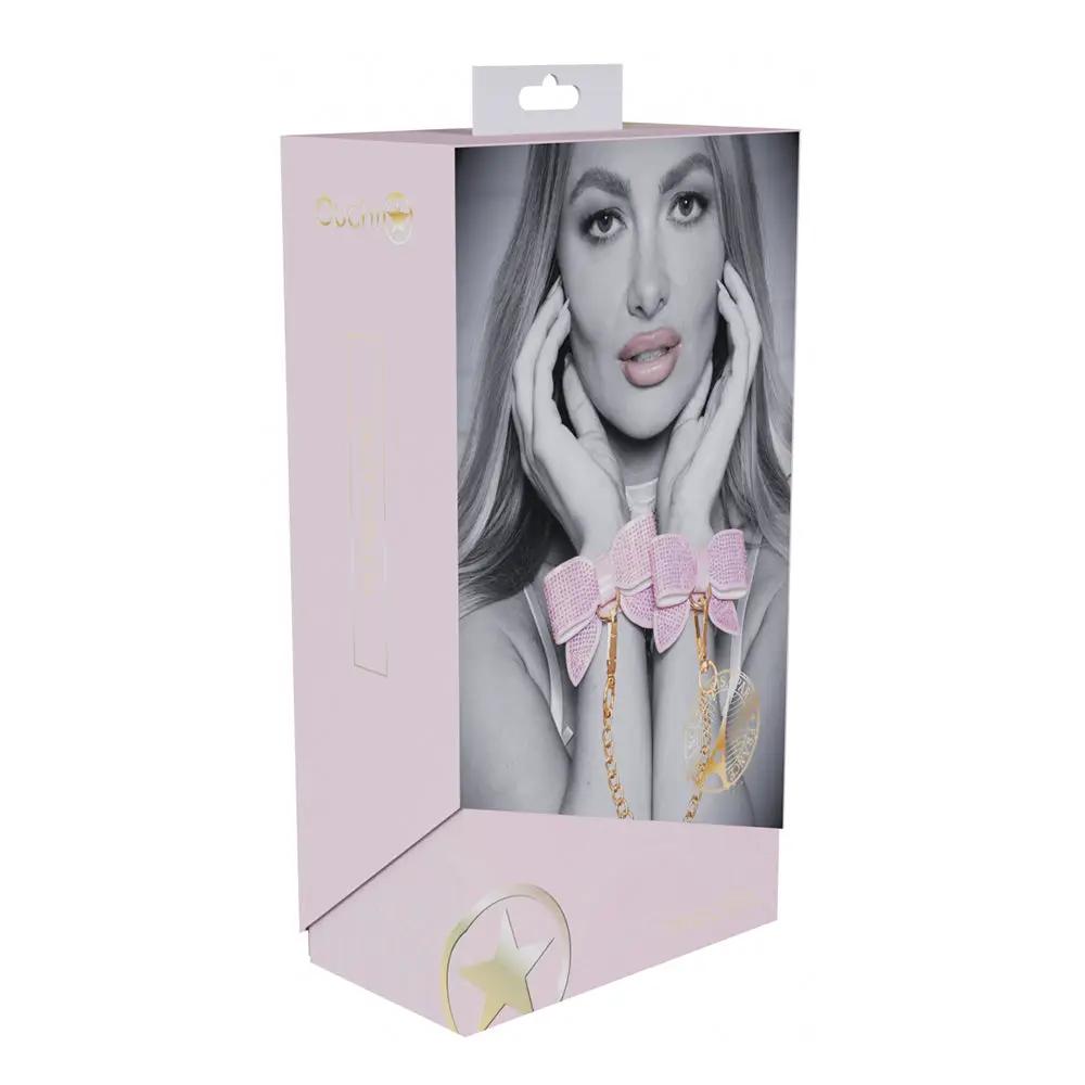 Ouch! International Paris Collection Handcuffs Pink by Shots