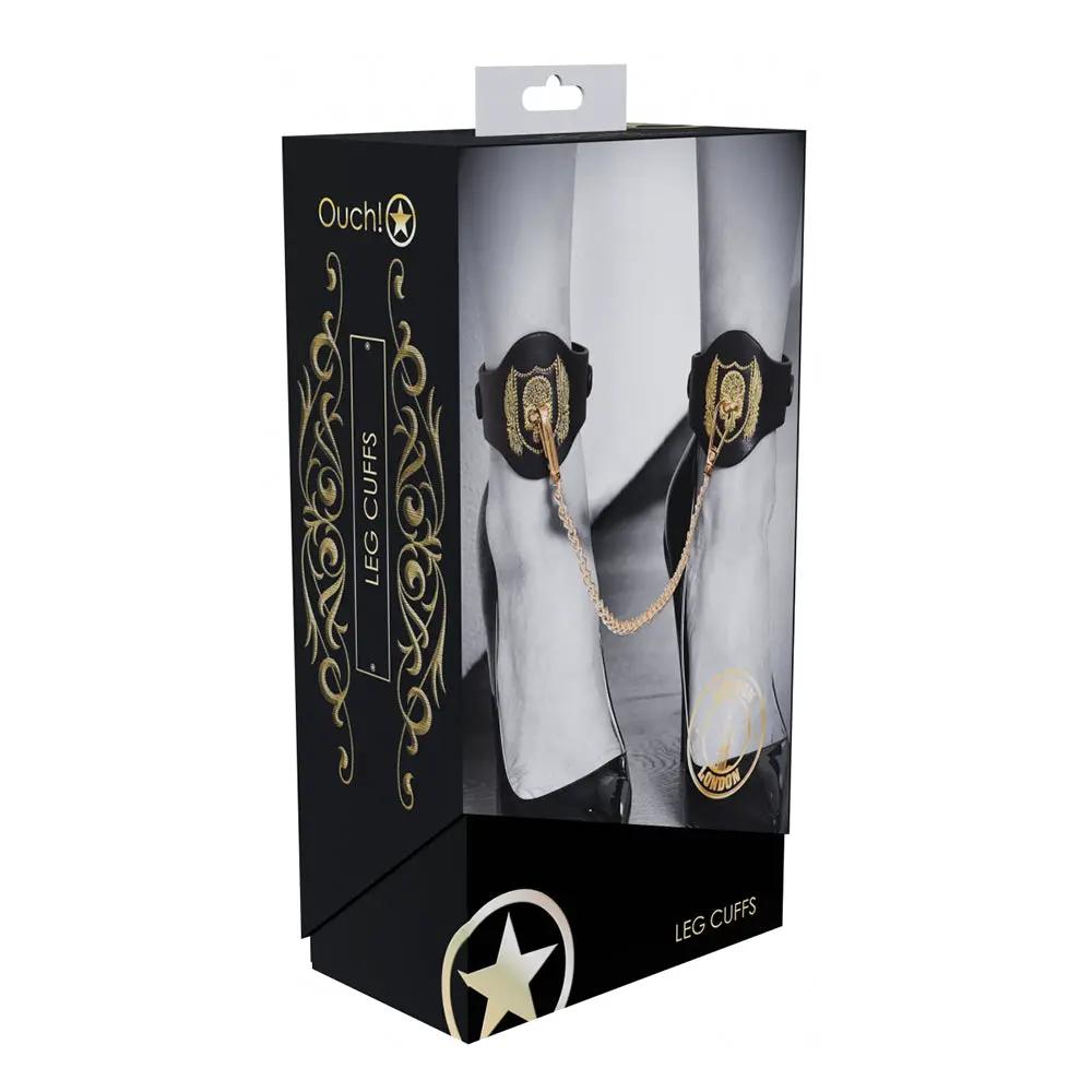 Ouch! International London Collection Leg Cuffs by Shots