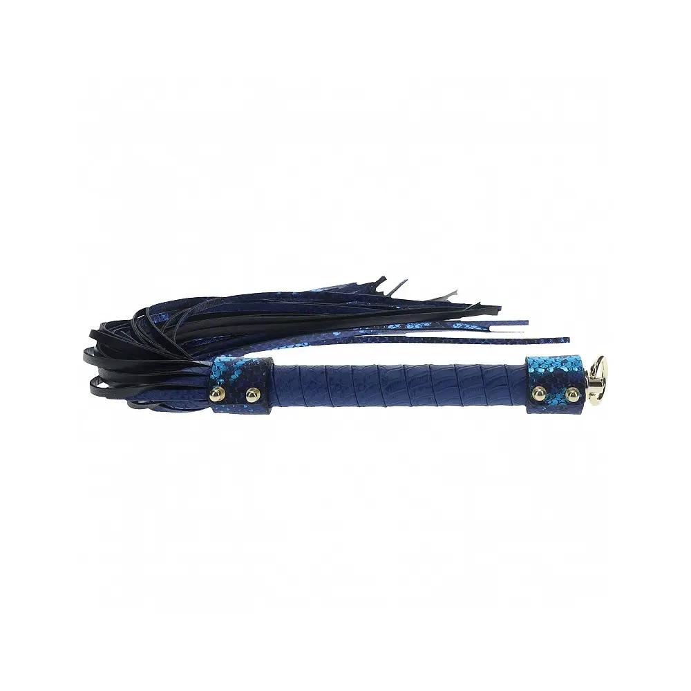 Ouch! International Florence Collection Flogger Blue by Shots