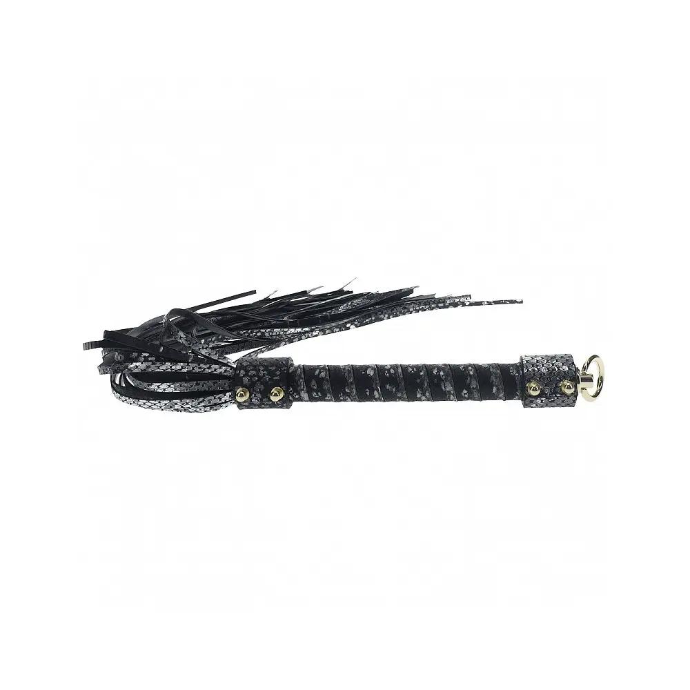 Ouch! International Florence Collection Flogger Black by Shots
