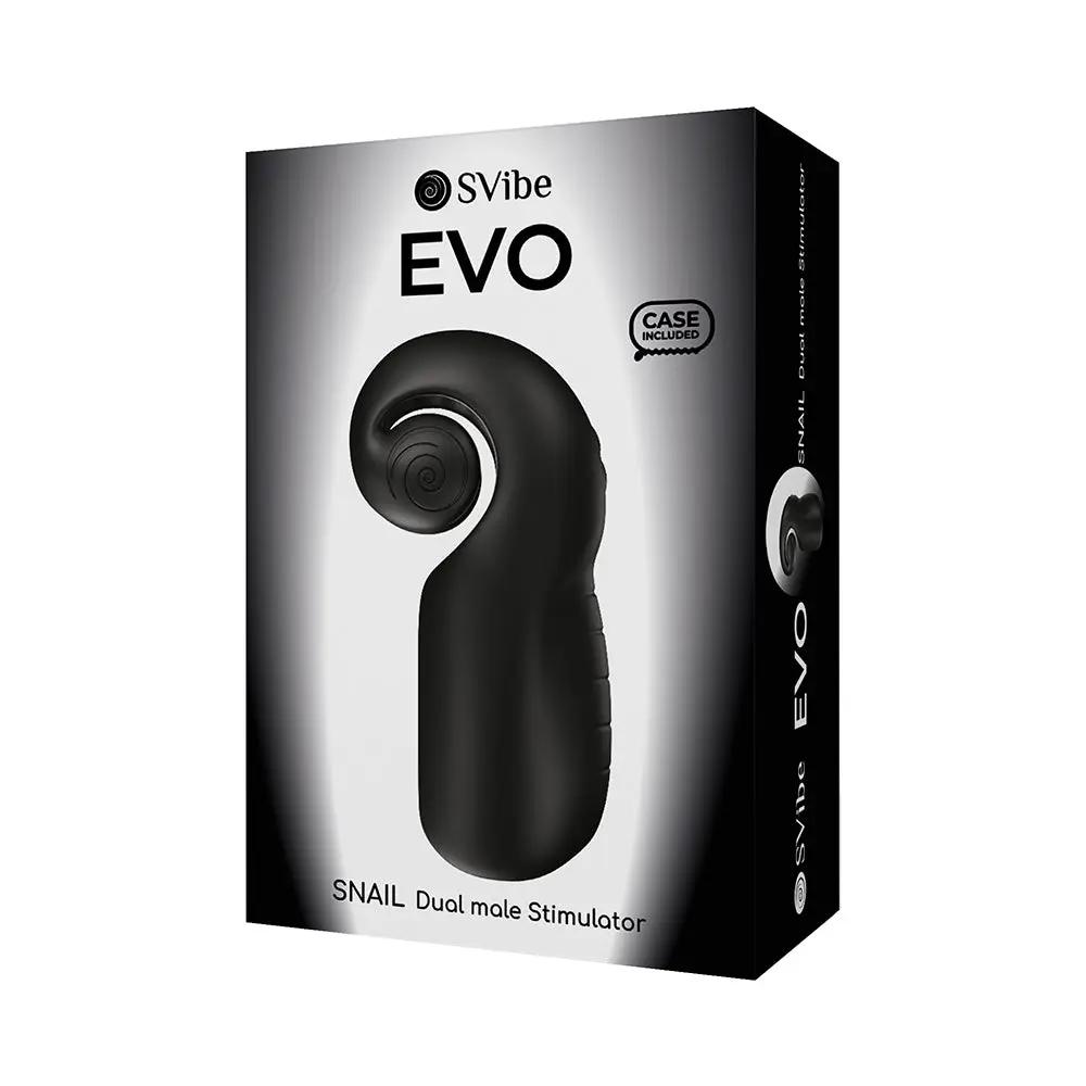 SVibe Snail Evo Rechargeable Masturbator Black by SVibe