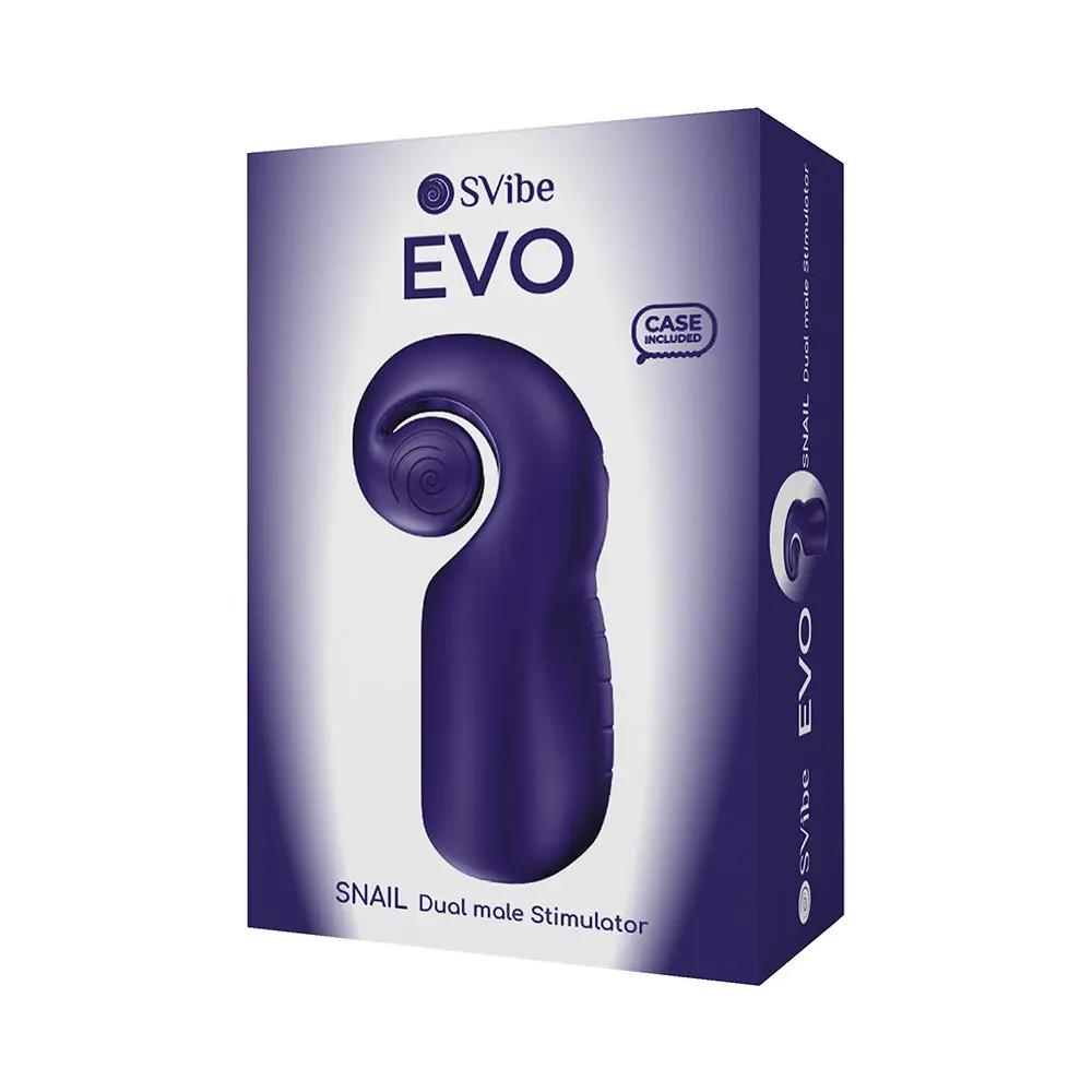 SVibe Snail Evo Rechargeable Masturbator Navy by SVibe