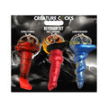 Creature Cocks Hell-Hound, Lord Kraken & King Cobra Silicone Keychain Set by XR Brands