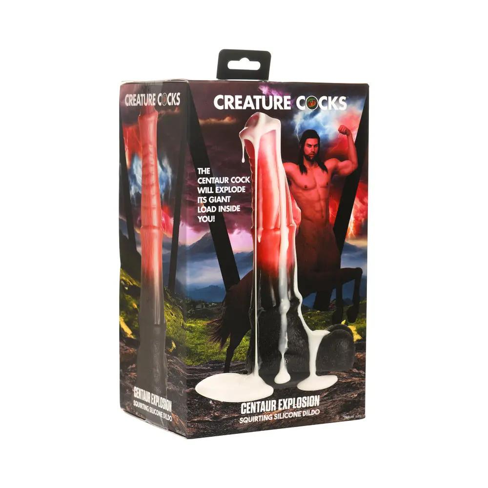 Creature Cocks Centaur Explosion Squirting Silicone Dildo by XR Brands