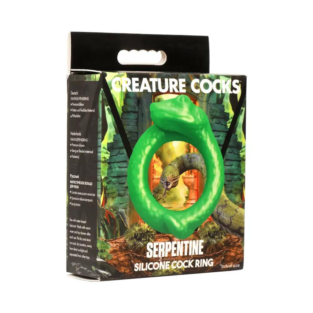 Creature Cocks Serpentine Silicone Cock Ring by XR Brands