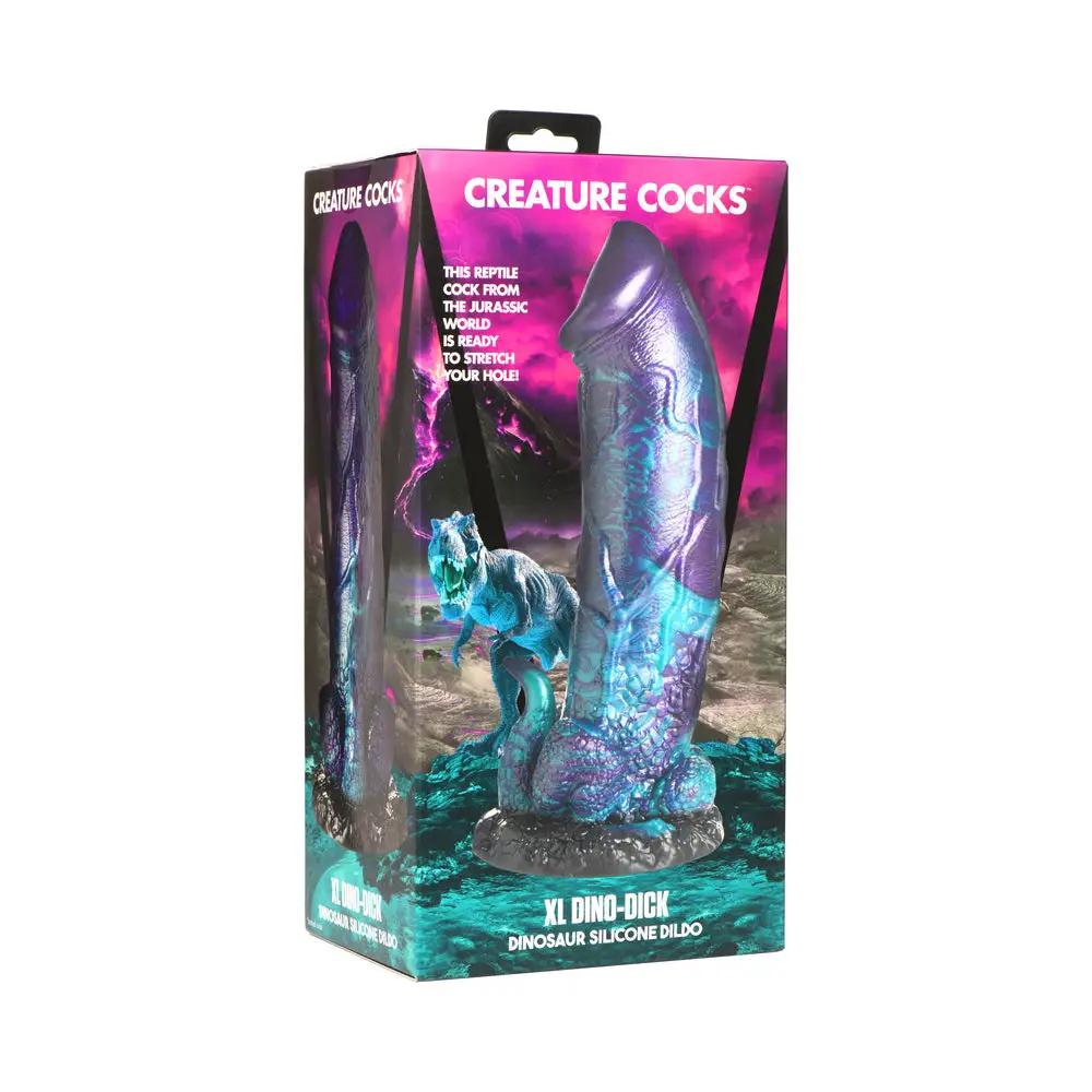 Creature Cocks XL Dino Dick Dinosaur Silicone Dildo by XR Brands