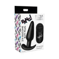 BANG! 21X Vibrating Silicone Butt Plug with Remote Control Black by XR Brands