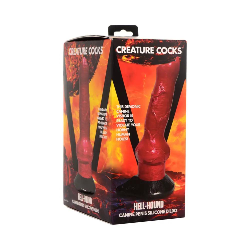 Creature Cocks Hell-Hound Canine Penis Silicone Dildo by XR Brands