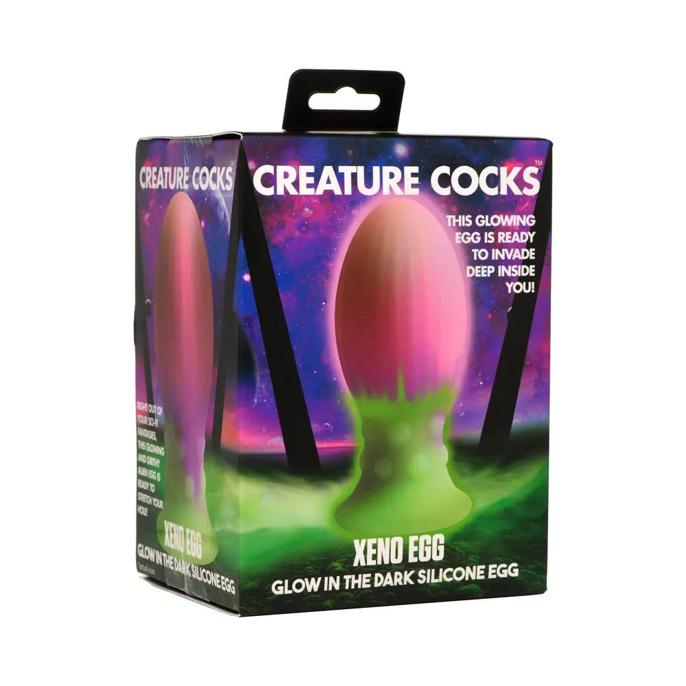 Creature Cocks Xeno Egg Glow-in-the-Dark Silicone Egg by XR Brands