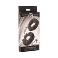 Master Series Cuffed in Fur Furry Handcuffs Black by XR Brands