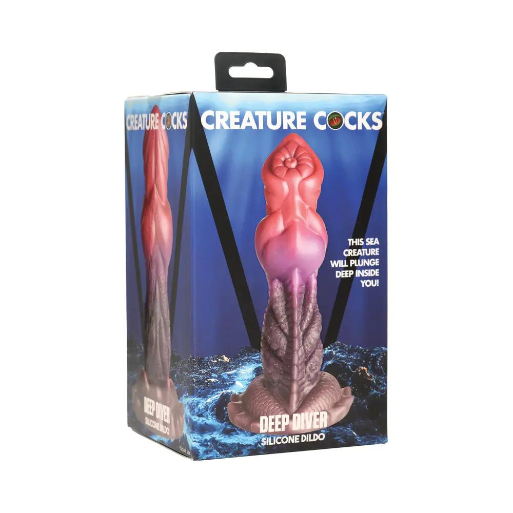 Creature Cocks Deep Diver Silicone Dildo by XR Brands