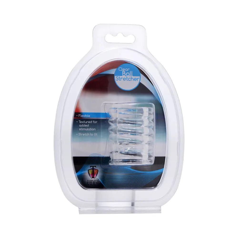 Trinity Men Spiral Ball Stretcher Clear by XR Brands