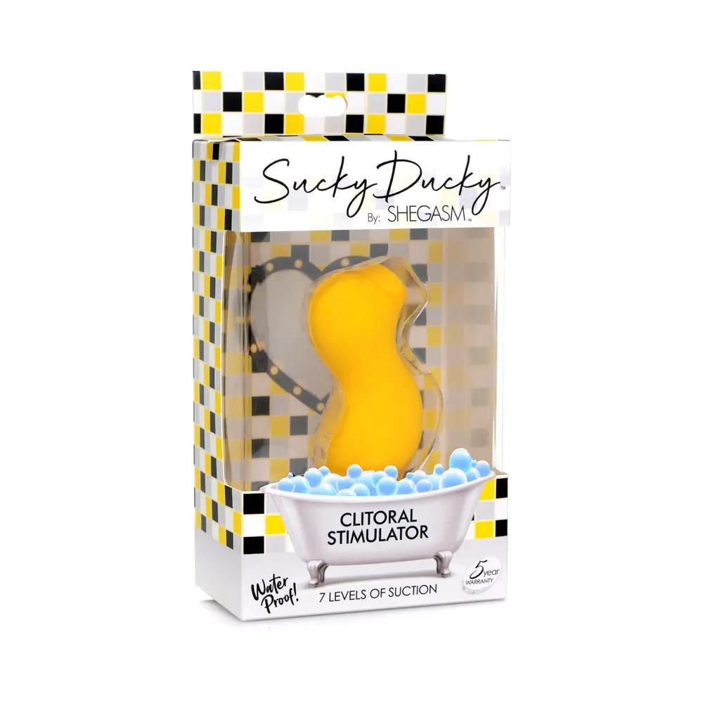 Shegasm Sucky Ducky Clitoral Stimulator Yellow by XR Brands