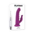 Playboy Fluffle Rechargeable Vibrating Dual Stimulator Silicone Purple by Playboy