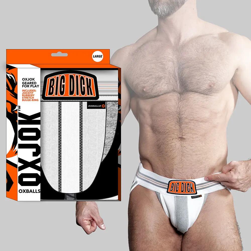 Oxballs Oxjok Bulger Pumper-Sack Slider Jock White Snow XL by Oxballs