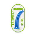 Me You Us 6 in. Curved Silicone Dildo Blue by Me You Us