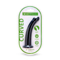 Me You Us 6 in. Curved Silicone Dildo Black by Me You Us