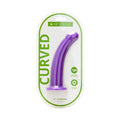 Me You Us 7 in. Curved Silicone Dildo Purple by Me You Us