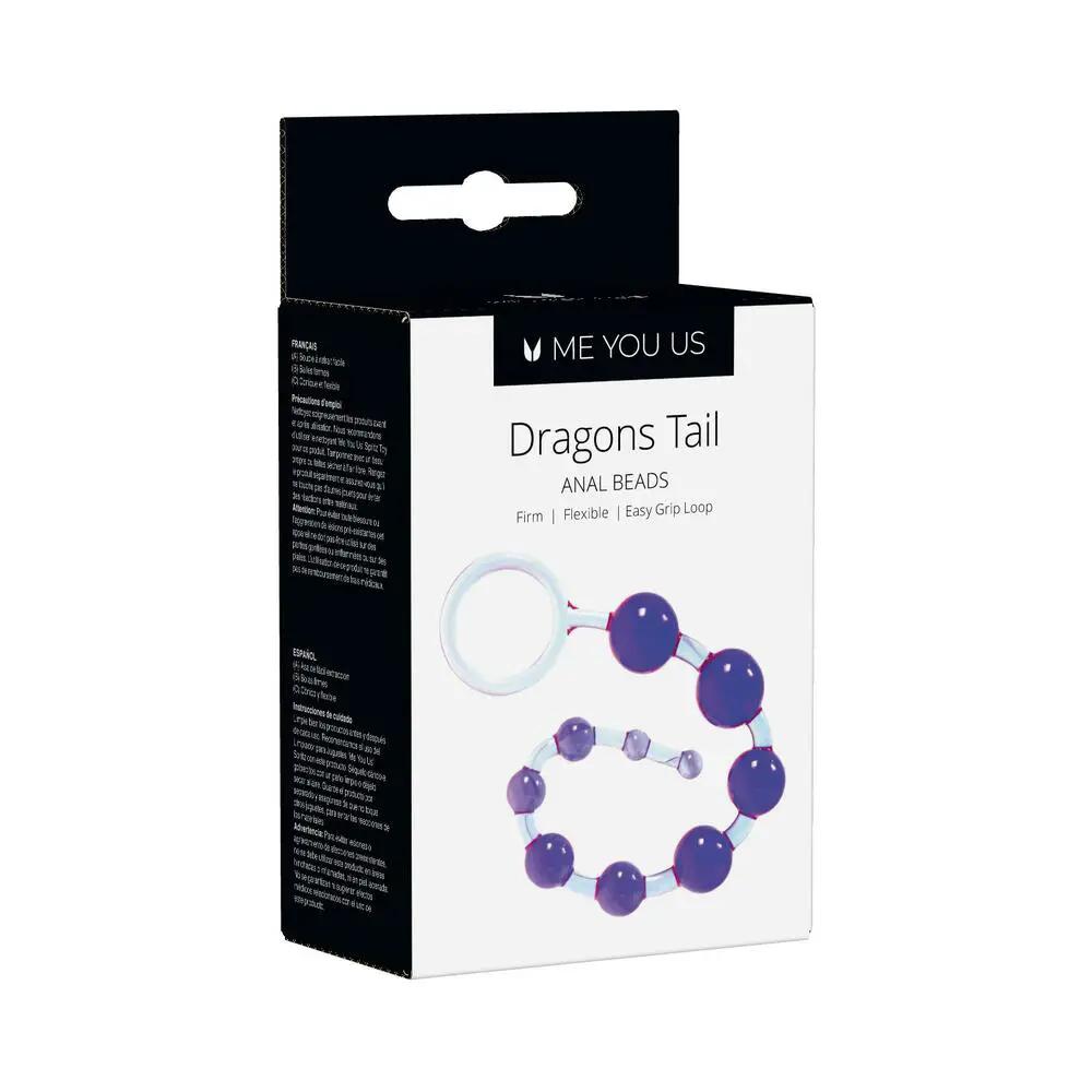 Me You Us Dragonz Tail Anal Beads Violet by Me You Us