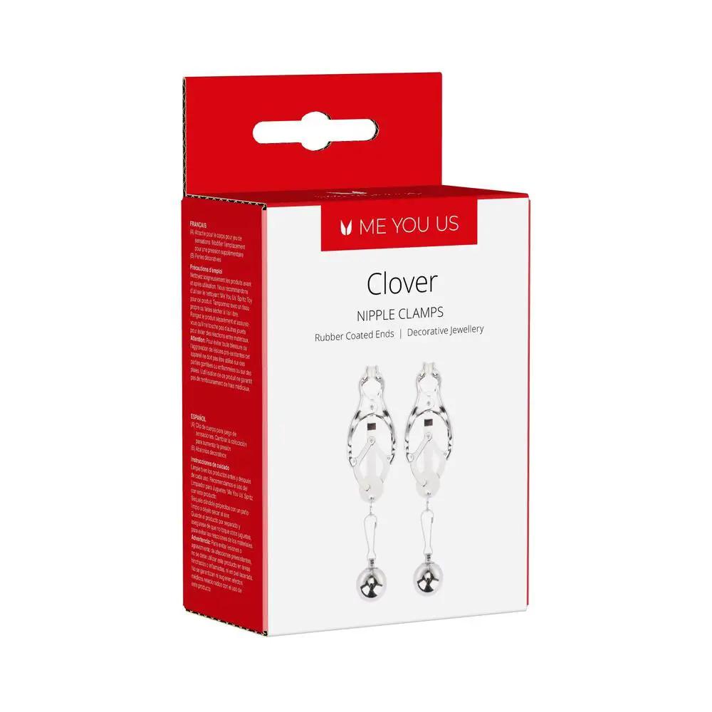 Me You Us Clover Nipple Clamp Silver by Me You Us