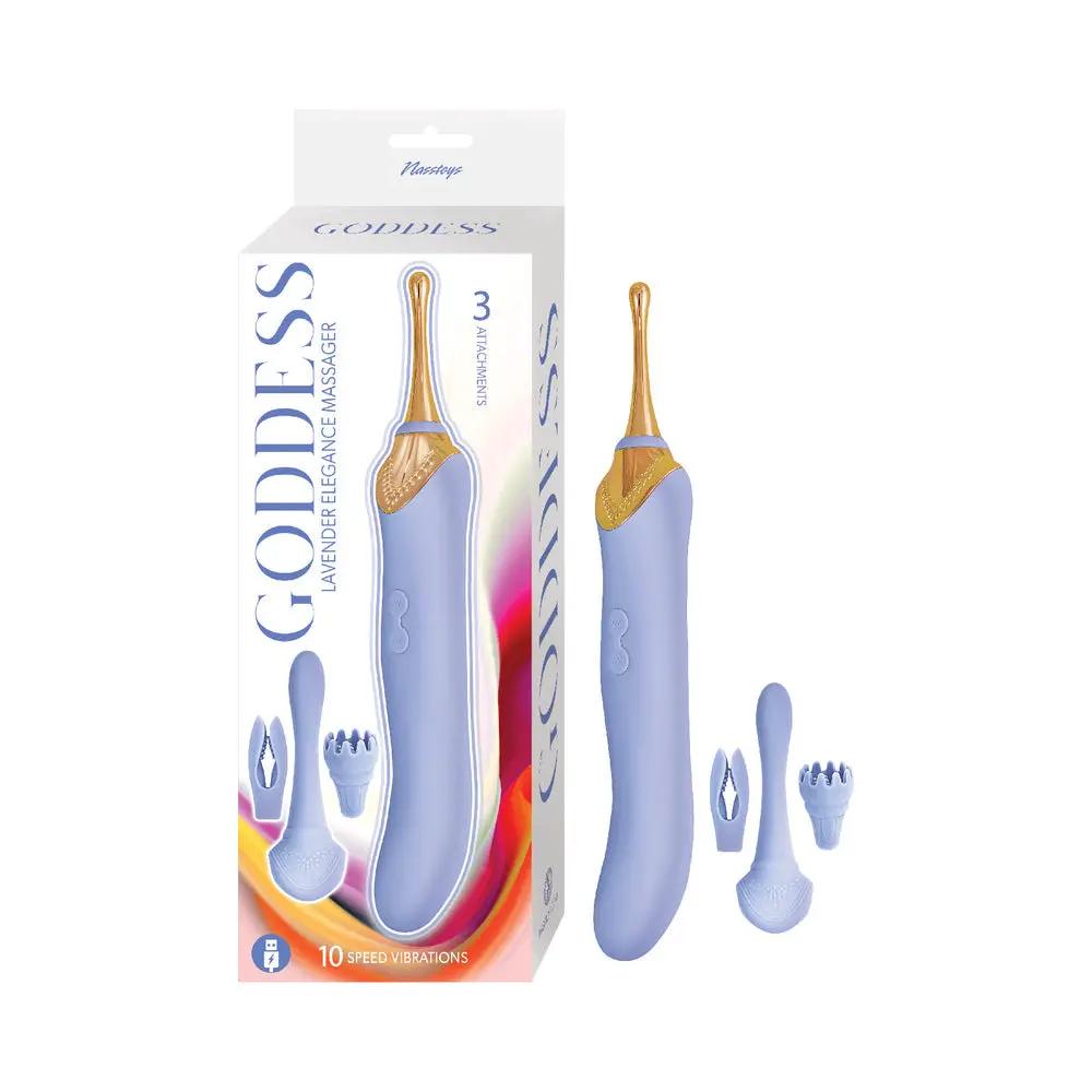 Goddess Lavender Elegance Massager Lavender by Nasstoys