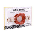Sportsheets Sex & Mischief Peaches 'n CreaMe Silicone Lips Gag by Sportsheets
